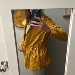 Sunshine Yellow Cargo Jacket - Like New